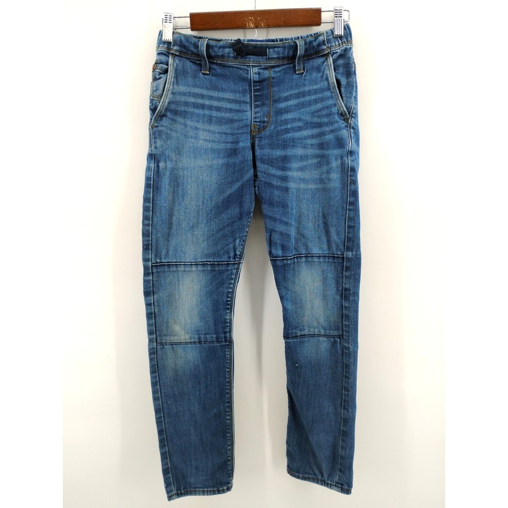 levis denizen Denim Jeans Elastic Waist Boys Youth 12 regular double knee